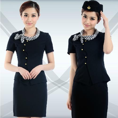 蓝色空姐专业服饰租赁空姐服装出租服装出租